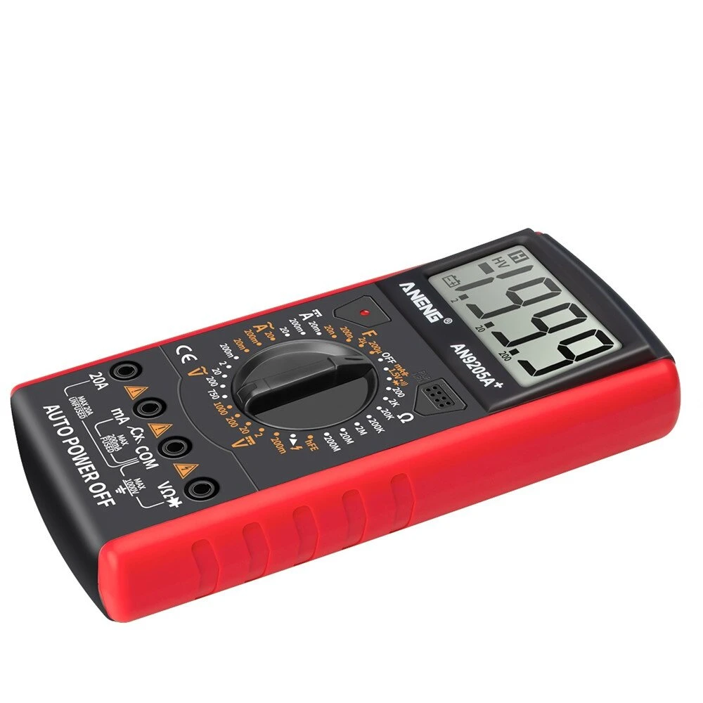 ANENG AN9205A+ Digital Multimeter | AC/DC Voltage Current & Continuity Tester - Image 5