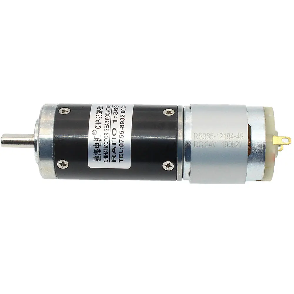 Chihai CHP-28GP-365S Planetary Gear Motor - 12/25 RPM - 1:369 Ratio - Image 2