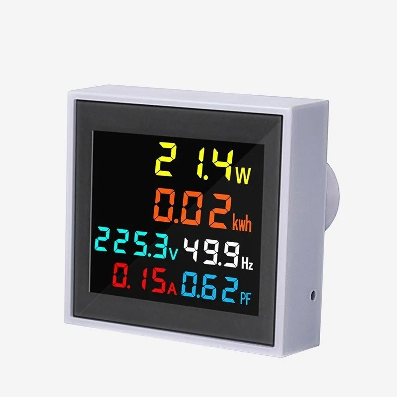 Household Multimeter - AC 50-300V 100A LCD Display | Voltmeter Ammeter Energy Meter - Image 3