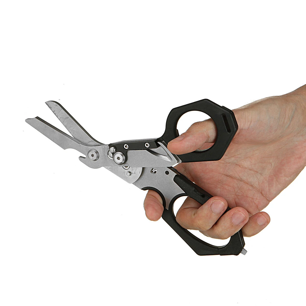 Multifunctional 6-in-1 Scissors | Bottle Opener, Screwdriver & Metal Cutter - Image 4