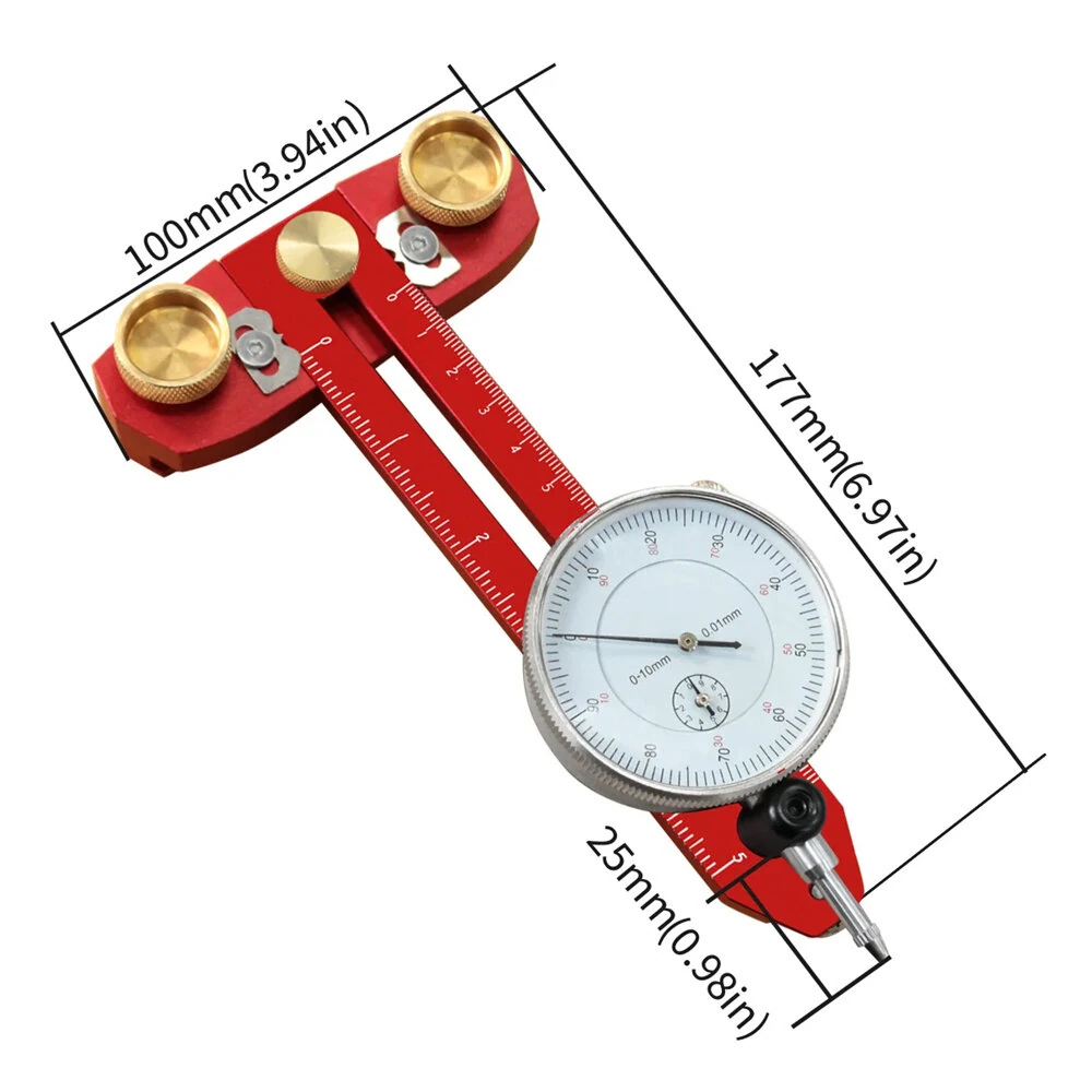 Woodworking Table Saw Calibration Positioner | 0-120mm Wide Adjustment | 0.01mm Precision Alignment - Image 3