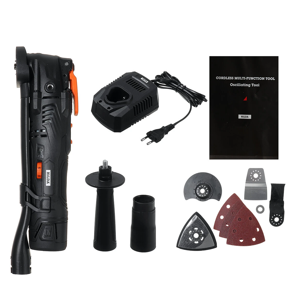 HILDA Cordless Oscillating Multi-Tool - Lithium-Ion Electric Saw & Trimming Machine - Image 4