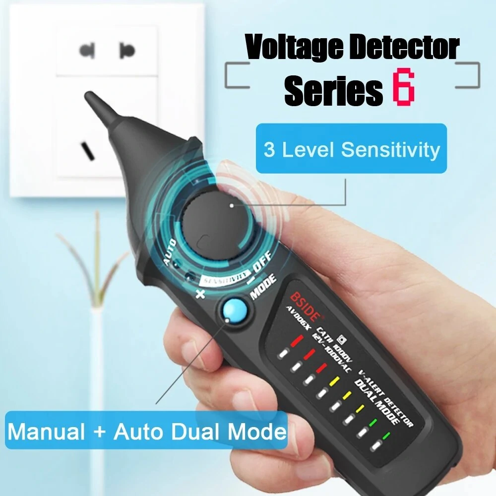 BSIDE AVD06 Professional Smart Tester - Non-Contact Voltage & Continuity Detector - Image 2