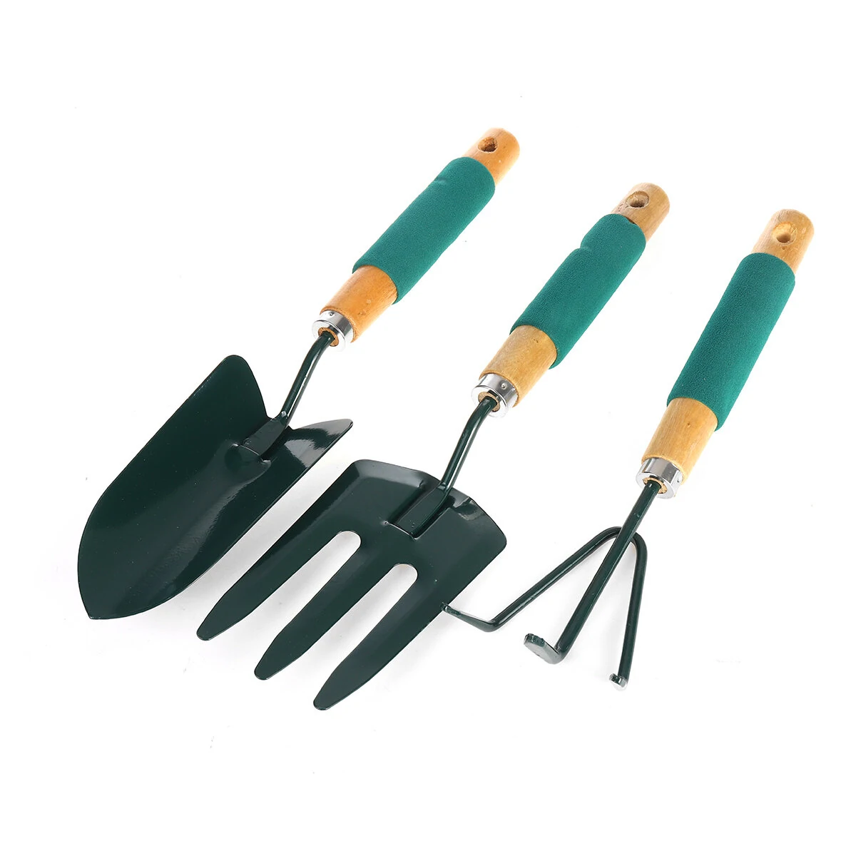 3Pcs Mini Gardening Tool Set - Durable Shovel Rake & Spade for Plant Pots - Image 3