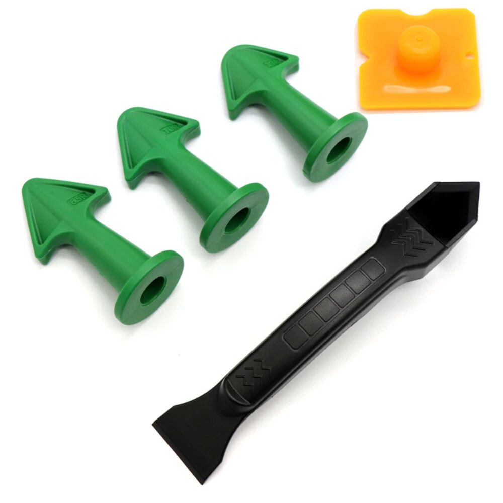 11Pcs Caulk Nozzle Scraper Set - Reusable Sealant & Grout Tools - Image 2