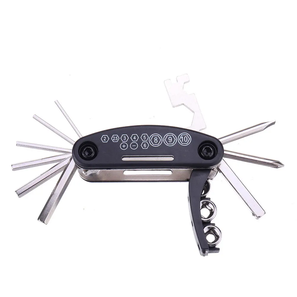 Crankbrothers Multi 16 Bike Tool - 16-in-1 MTB & Road Cycling Repair Kit - Image 4