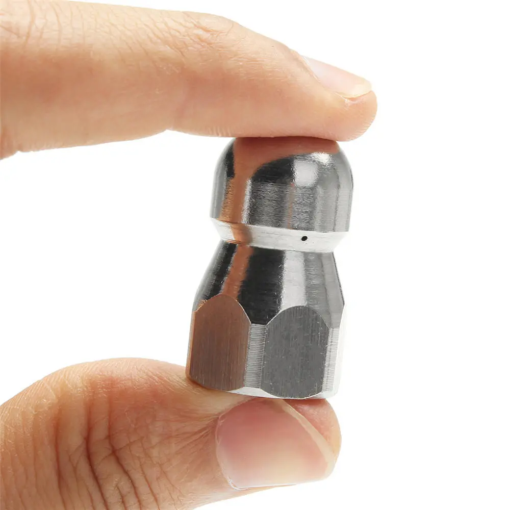 G1/4 1 Front 3 Rear Drain Nozzle | Pressure Washer Sewer Pipe & Laser Cleaning Jet - Image 5