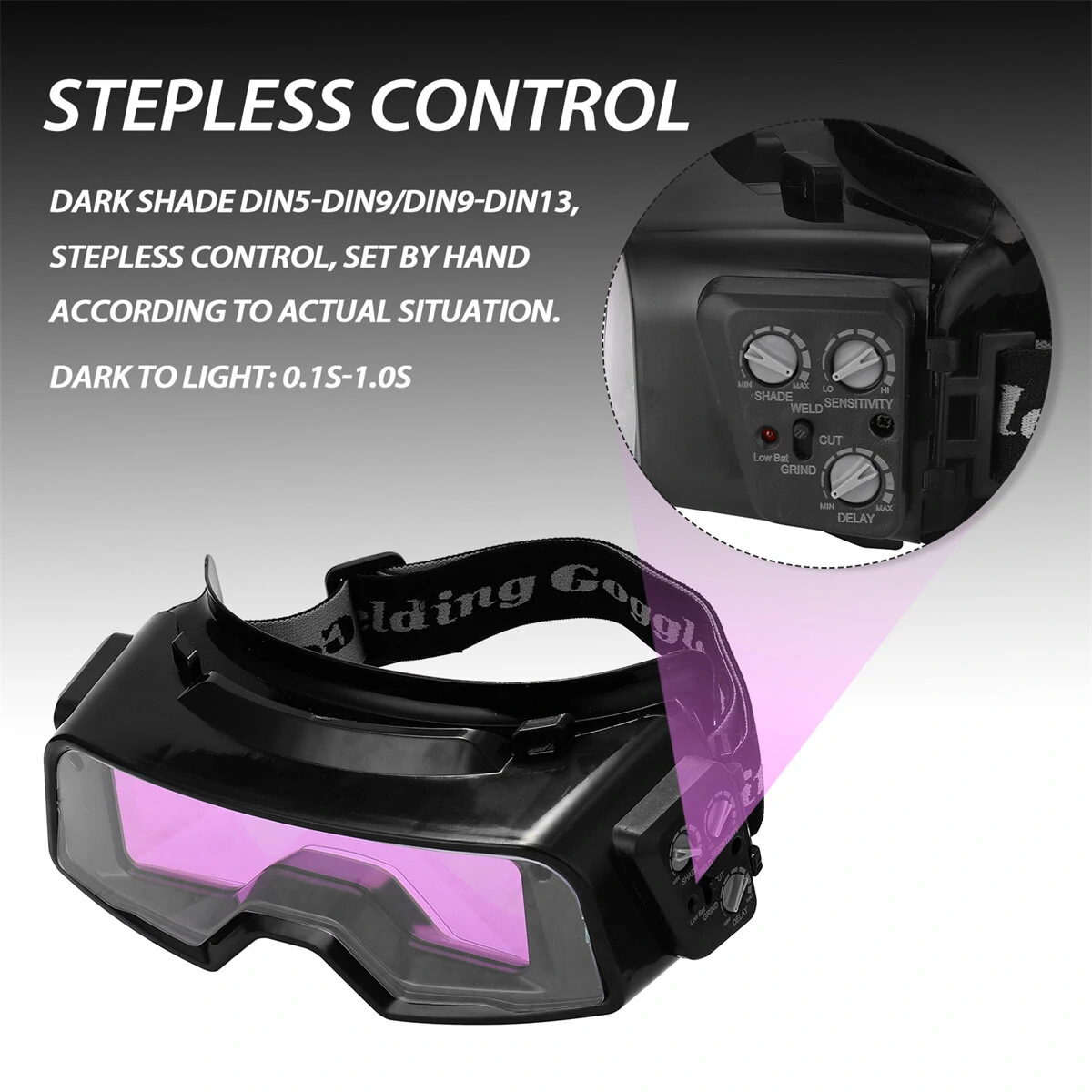 Automatic Darkening Welding Helmet for TIG MIG MMA - Professional Welding Mask & Goggles - Image 4