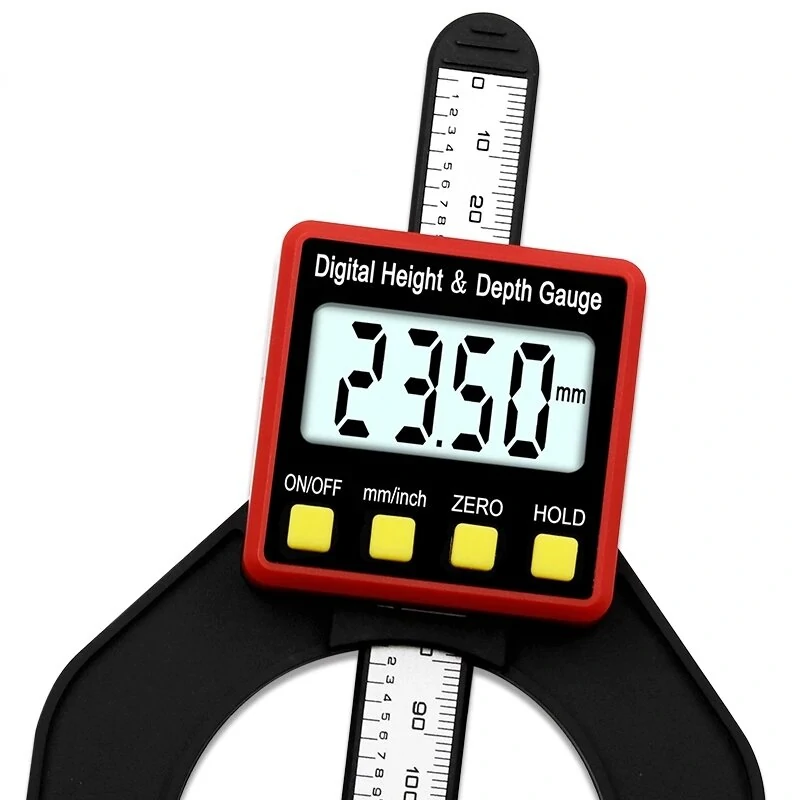 Digital Depth Gauge with LCD & Magnetic Feet | Woodworking Measuring Tool for Router Tables - Image 3