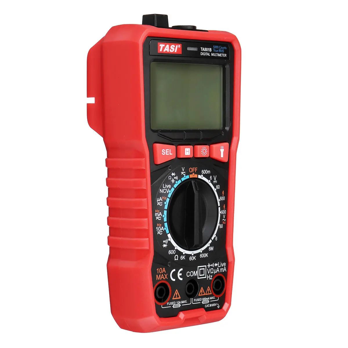 TA801B Digital Multimeter - High Precision Manual/Auto AC DC Ammeter - Image 4
