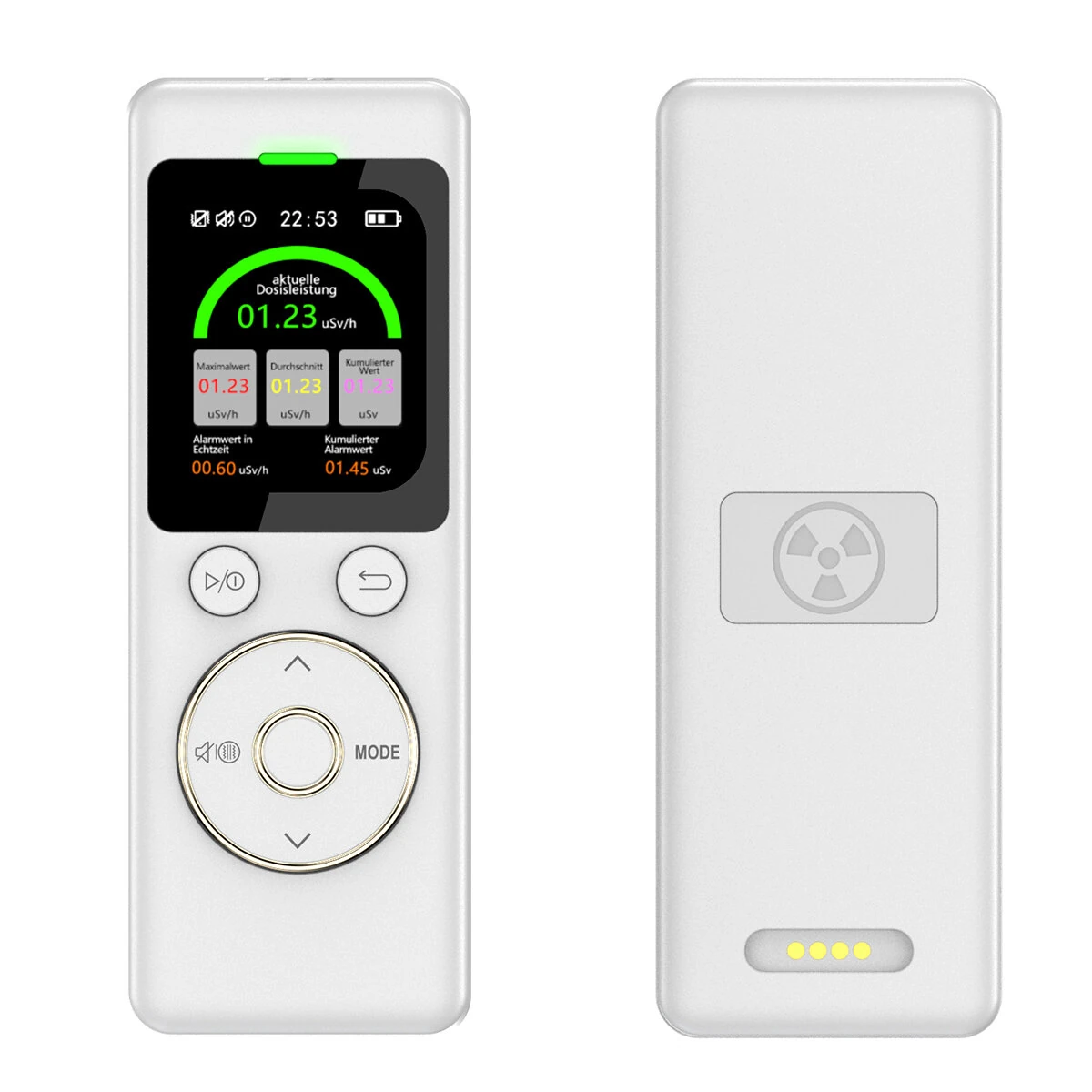 GM02 Geiger Counter | 48mm TFT Screen | 0.08-9999uSv/h | Magnetic Charging - Image 2