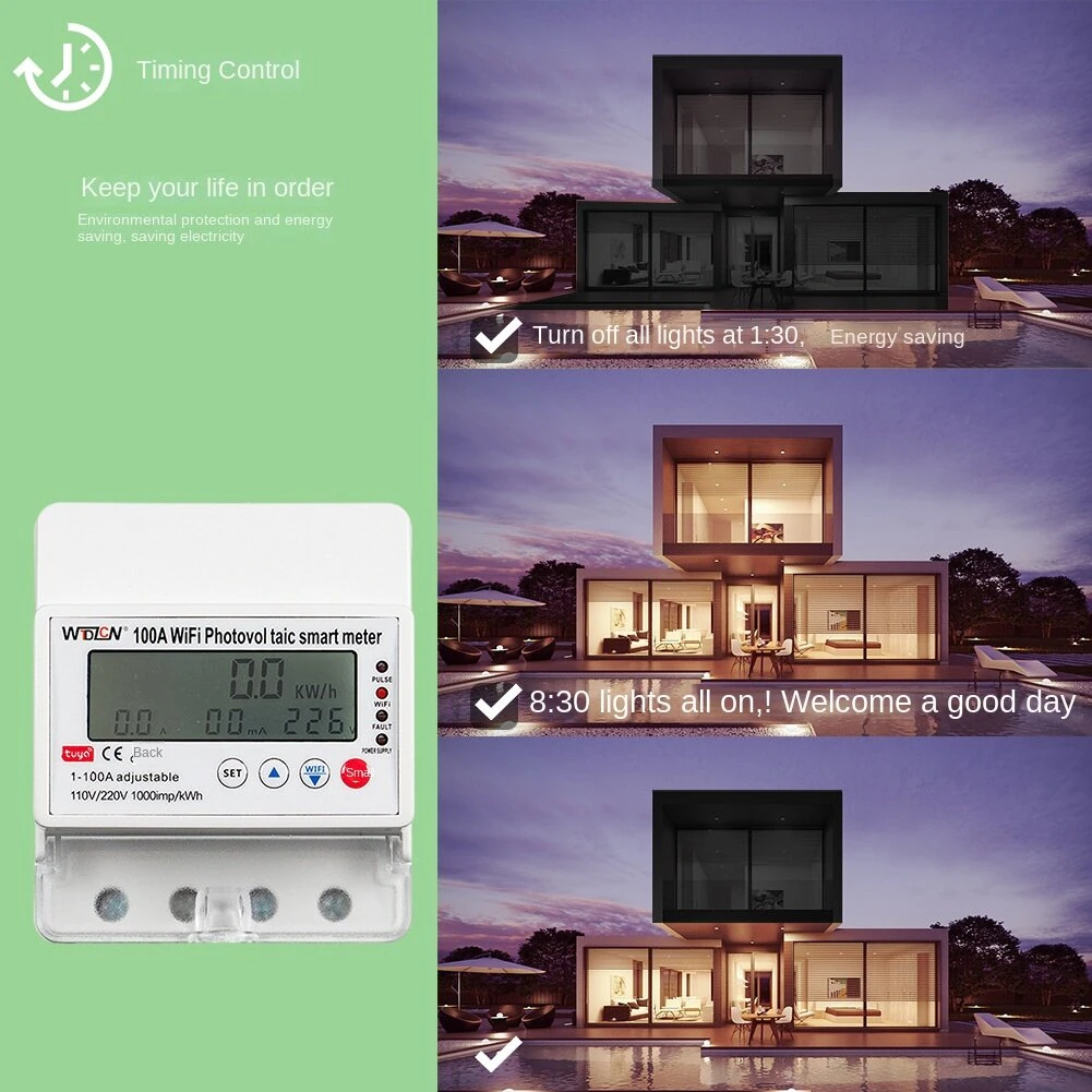 RMDZT-GF/4P 100A Smart Meter | WiFi & Voice Control | 220V Photovoltaic Bidirectional - Image 5