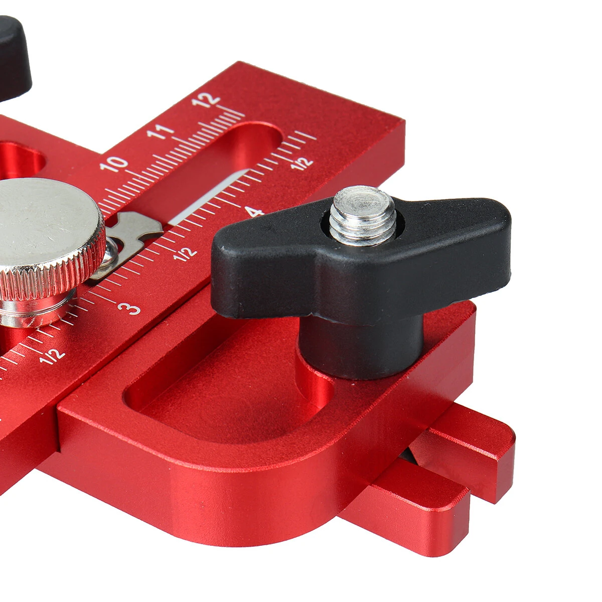 120mm Thin Table Saw Jig - Aluminium Alloy Anodized Adjustable Limiter | Precision Woodworking - Image 4