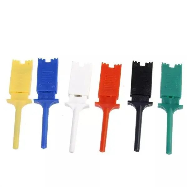 DANIU 5Pcs Test Hook Clip Grabber - 6 Colors Single Probe Set - Image 3