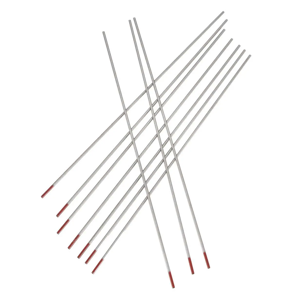 Thoriated TIG Tungsten Rods - 10pcs 2.0% Red Tip - 1/16 x 7 Assorted - Image 4