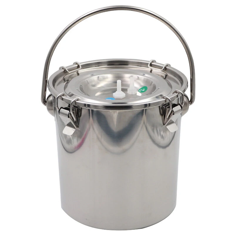 14L Electric Goat Milking Machine - 110/220V Stainless Steel Bucket | Farm Tool - Image 5