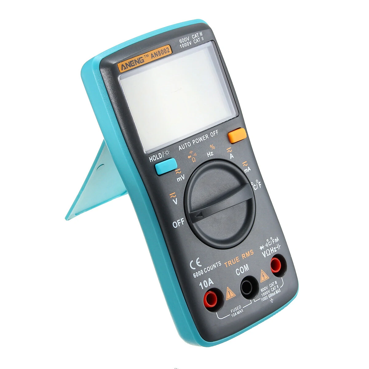 ANENG AN8002 True RMS Multimeter - 6000 Counts | AC/DC Voltage, Current, Temp - Image 5