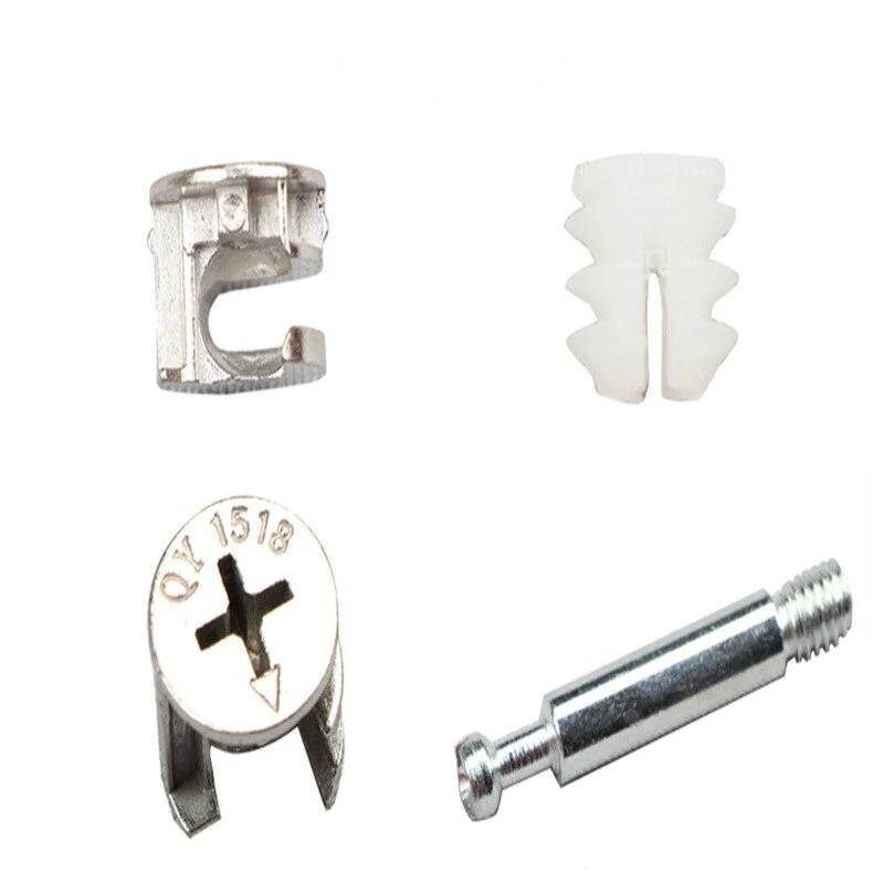 Wnew 20PCS 3-in-1 Eccentric Wheel Furniture Screw Kit | For Dowel Jig & Wardrobe - Image 4
