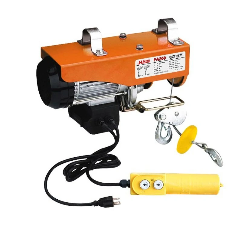 PA Electric Hoist Crane - 220V Portable Garage Winch with Remote | 440lbs Lift Capacity - Image 2