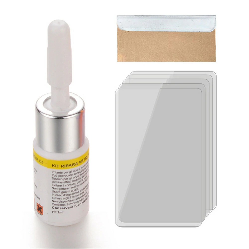 Windshield Repair Kit - Glass Curing Glue Tool for Car Window Scratch & Crack - Image 2
