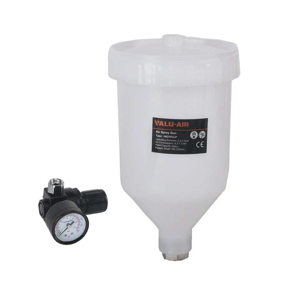 Gravity Spray Gun 600cc | 2-3.5bar Pressure | Φ1.4mm Nozzle | DIY & Professional - Image 5