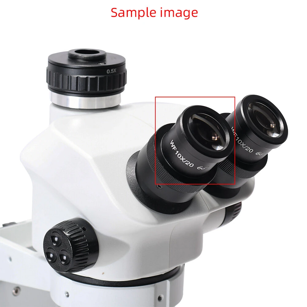 HAYEAR 10X Microscope Lens - 20/22mm Field View | 30mm Interface Wide Angle Eyepiece - Image 4