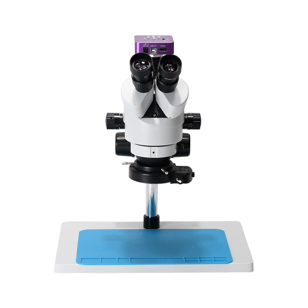 HAYEAR HY-5130 Stereo Microscope | 7X-45X Simul-Focal | 51MP USB HDMI Camera - Image 4