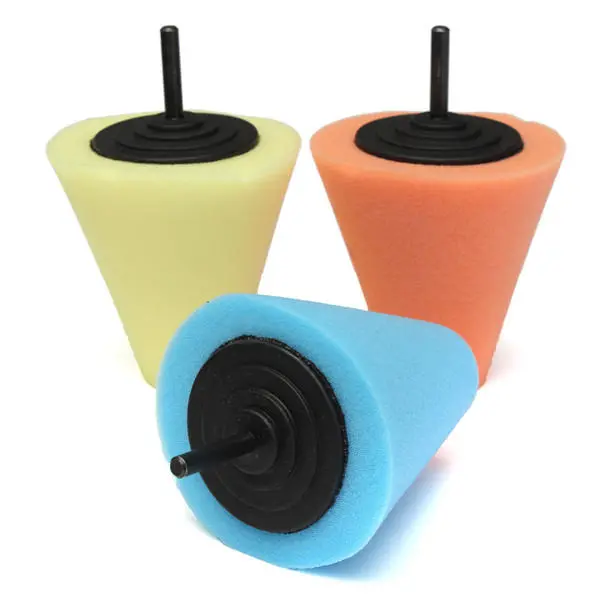 Sponge Cone Polishing Foam Pad - Buffing & Polishing Tool for Cars - Image 2