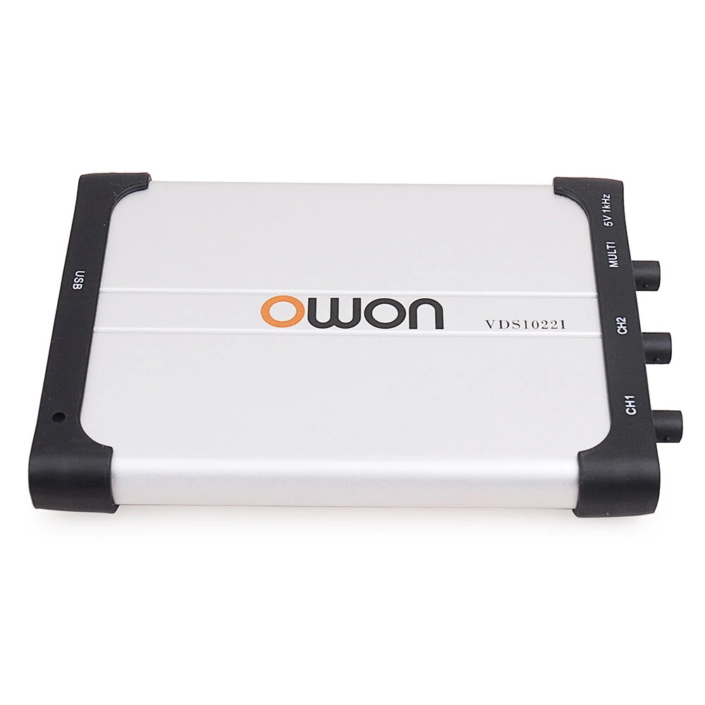 OWON VDS1022I USB Oscilloscope | 25MHz Bandwidth 100MSa/s | Portable PC-Based Scope - Image 3