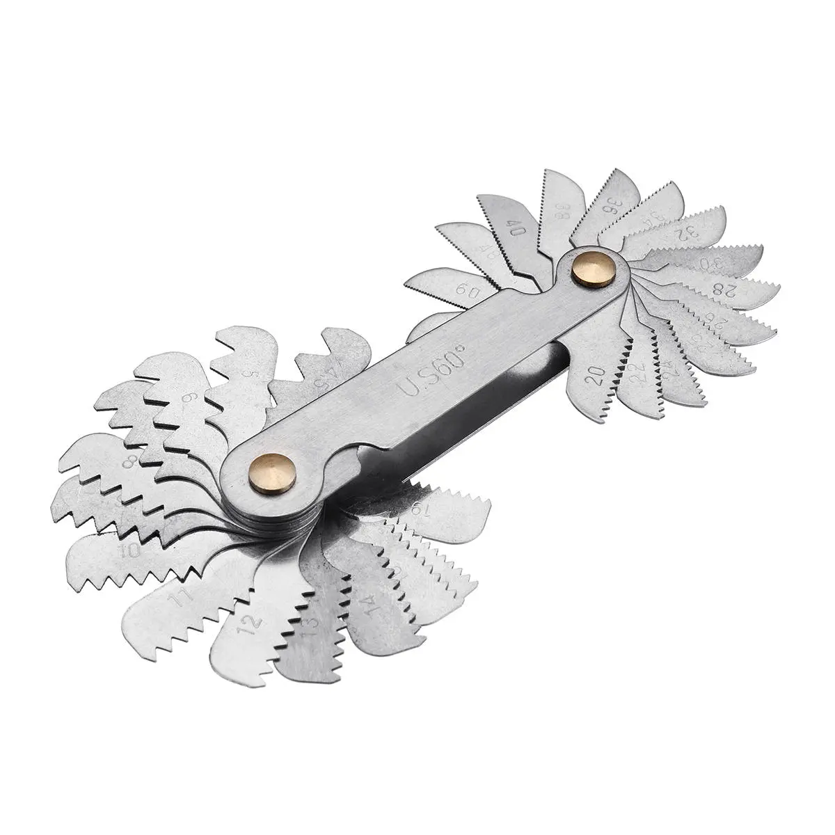 30x Blades Thread Measuring Gauge | Screw Pitch Tool for Nuts & Bolts - Image 3