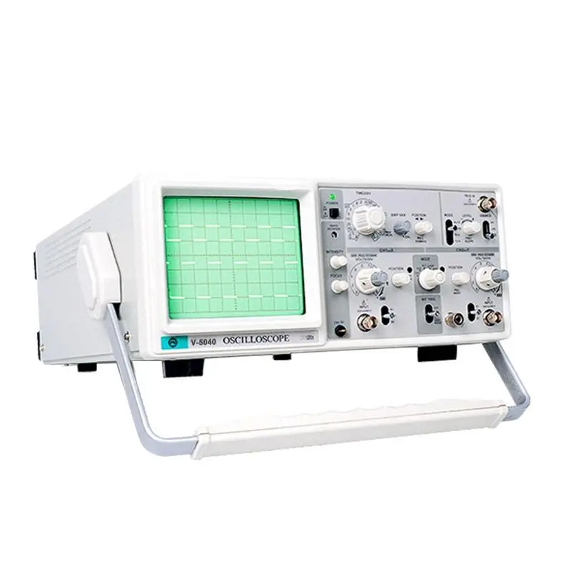 V-5040 40MHz Handheld Oscilloscope | 2 Channel Analog with 6 CRT Display - Image 3