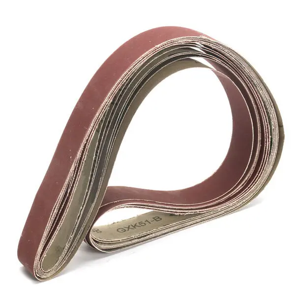 7pcs 1x42 Inch Sanding Belts Set | Mixed Grit 80-1000 | Aluminium Oxide - Image 2