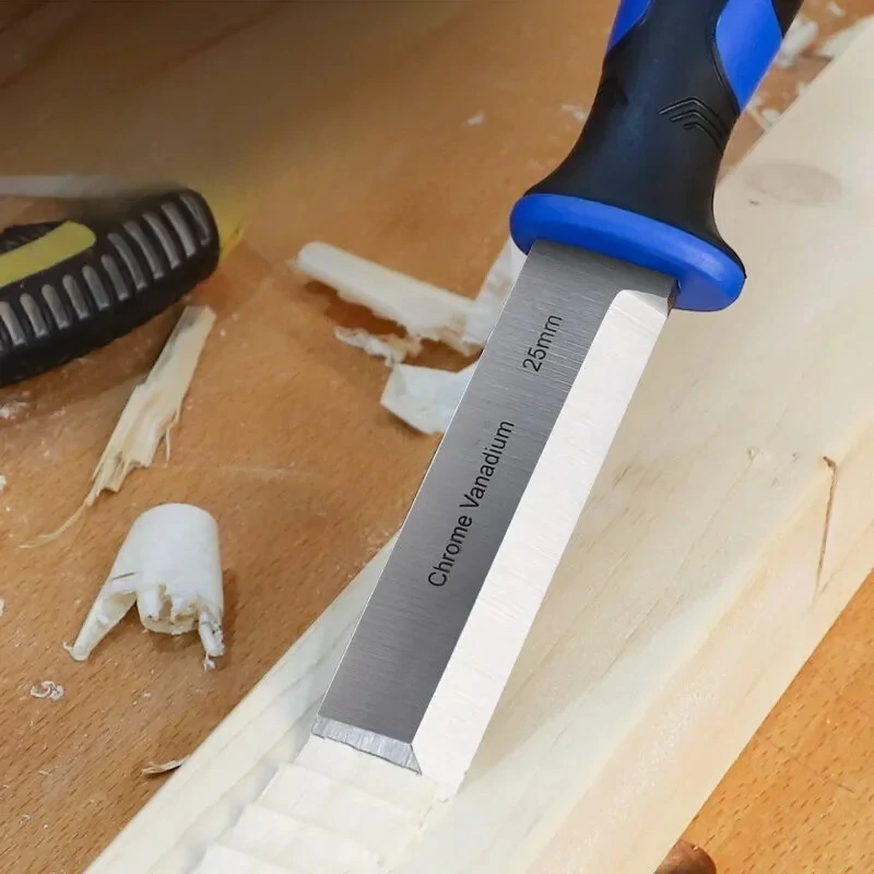 Woodworking Right Angle Chisel with Hammer Function | Multi-functional Slotting & Flat Chisel for Carpenters - Image 5