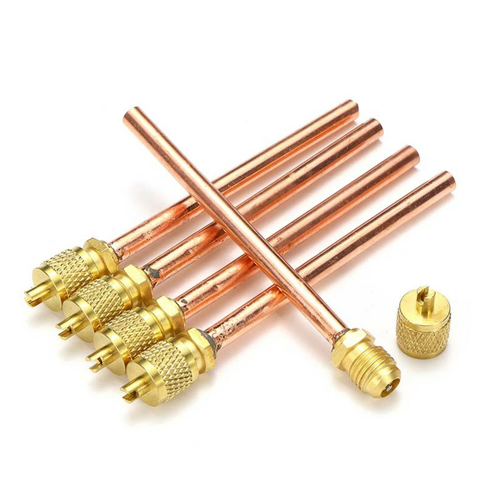 5pcs 1/4 Inch Metal One-way Air Valve | AC Refrigeration Service Access Valve - Image 4