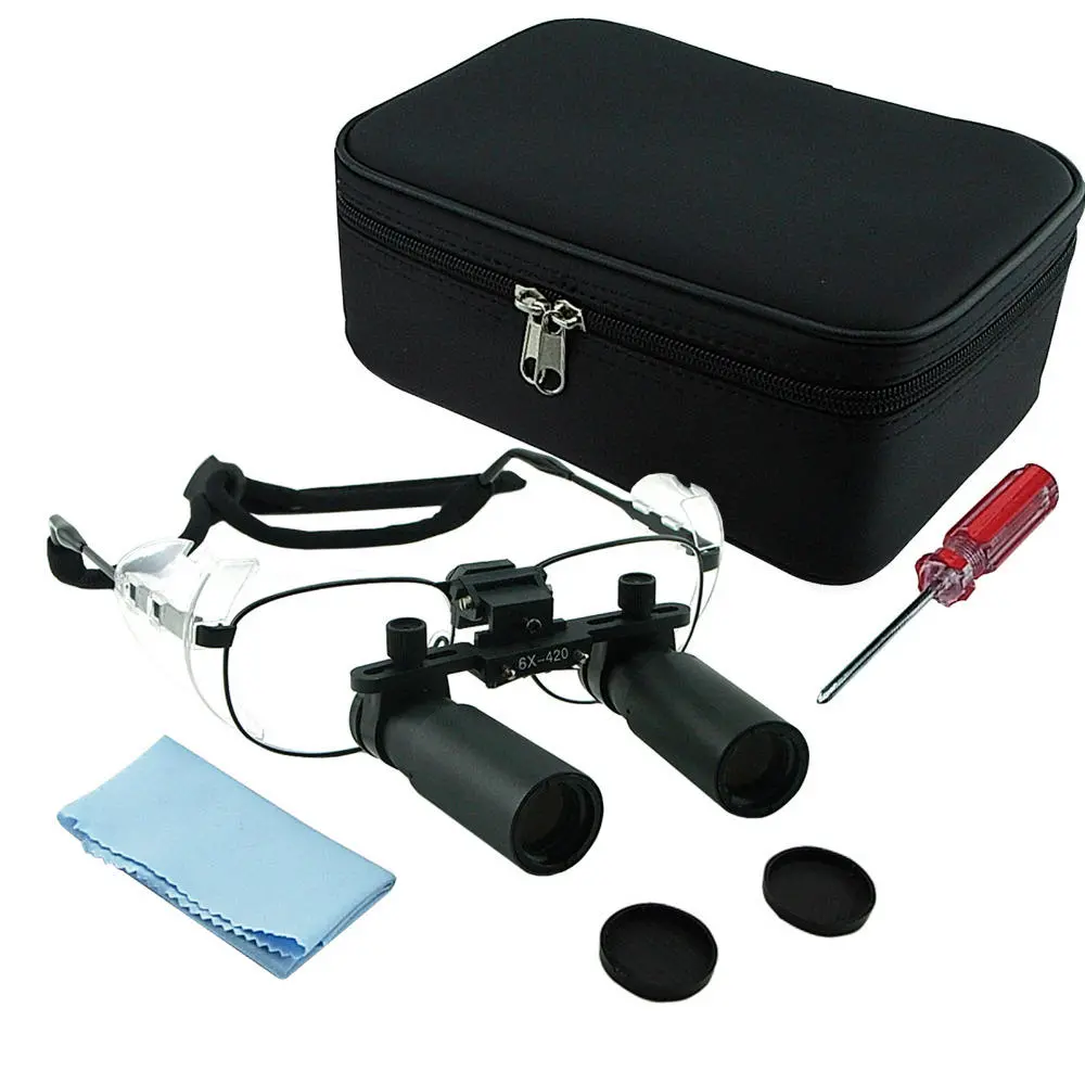 Dental Loupes 6.0x Magnifier | 45mm Field of View | Flip-Up Headband Design - Image 5