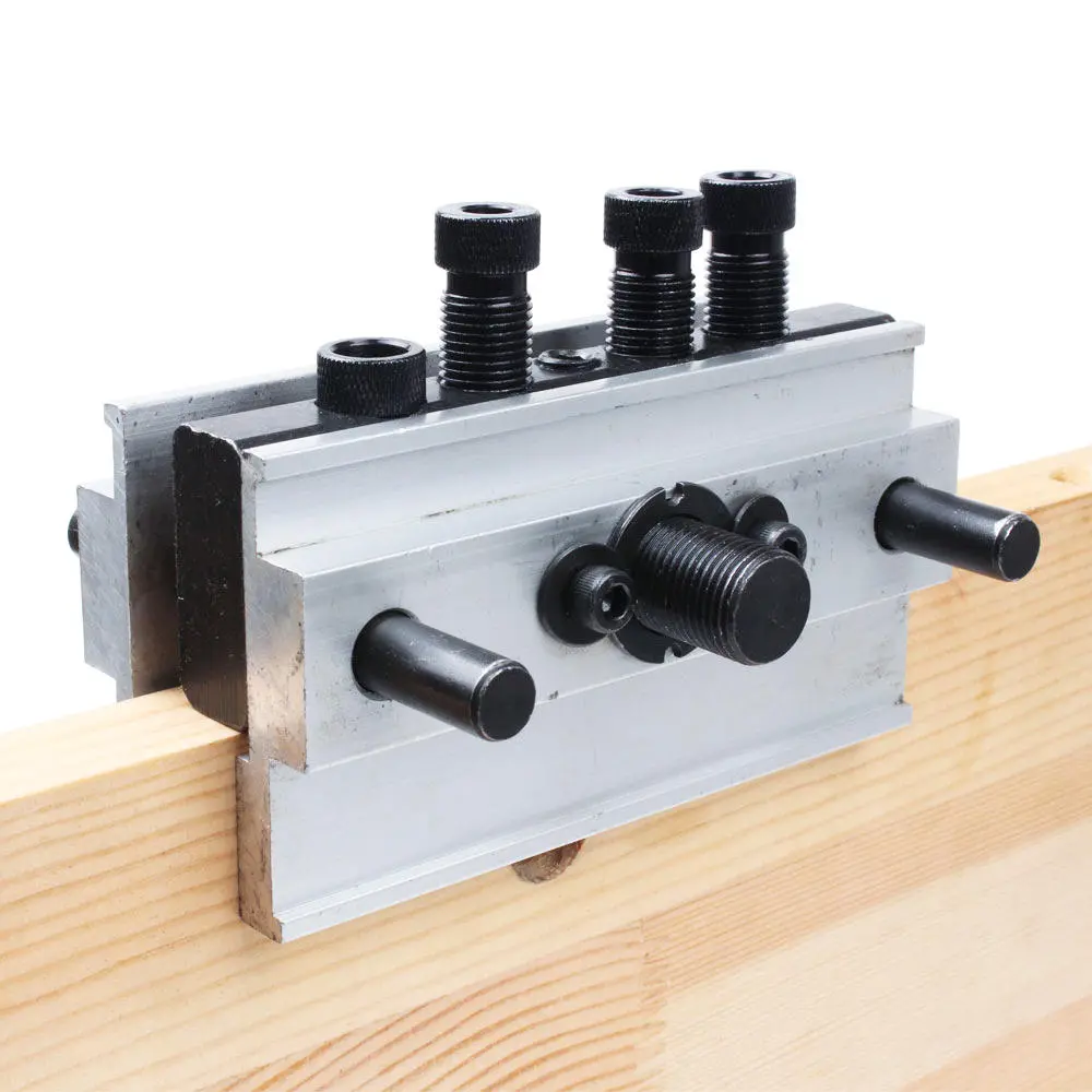 Self Centering Doweling Jig - Aluminum Alloy Drill Guide for Woodworking - Image 2