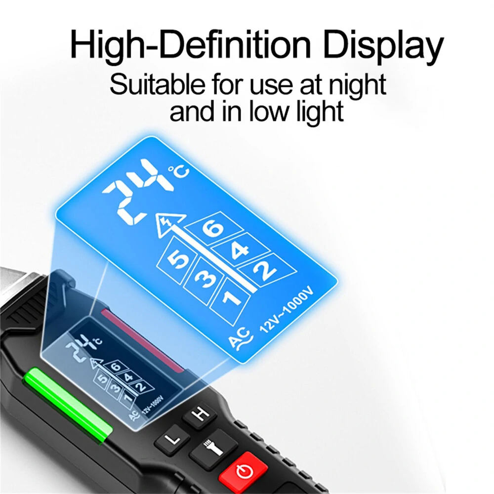 FUYI FY18S Voltage Tester Pen - Multifunction Wall Sensor & Voltmeter | Electrician Tool - Image 3