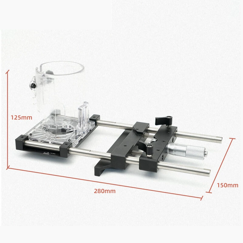 Woodworking Slotting Bracket For 65mm Trimmer | 0.01mm Fine Adjustment & Invisible Fasteners - Image 4