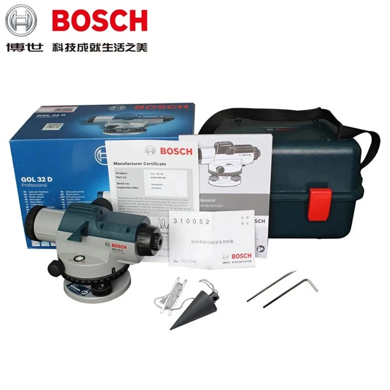 GOL32D Optical Level | 32x Magnification, 120m Range | IP54 Dust & Splash Resistant - Image 5