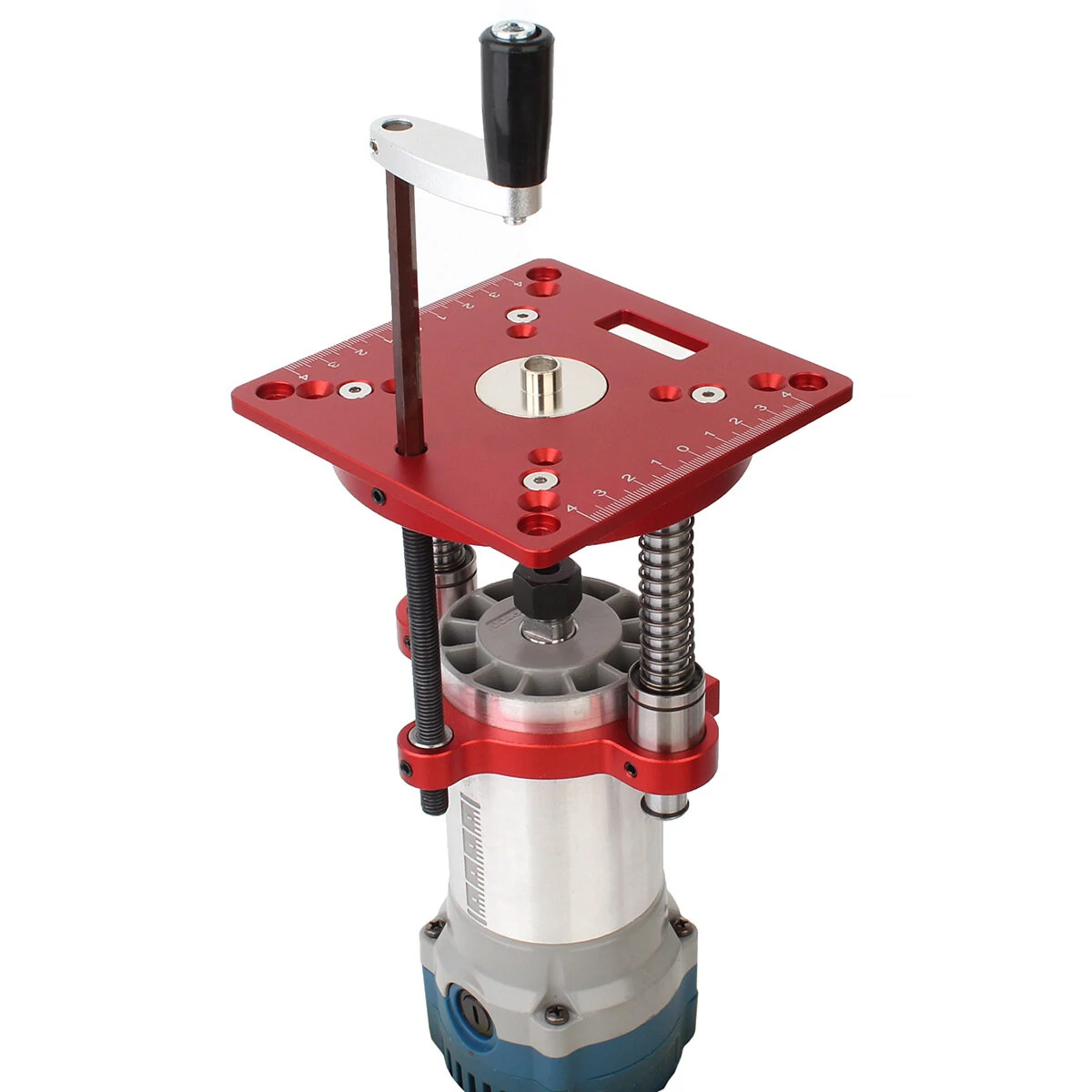 Precision Router Lift Kit - 70mm Max Lift for 64-66mm Motors | Router Table Insert Plate - Image 3