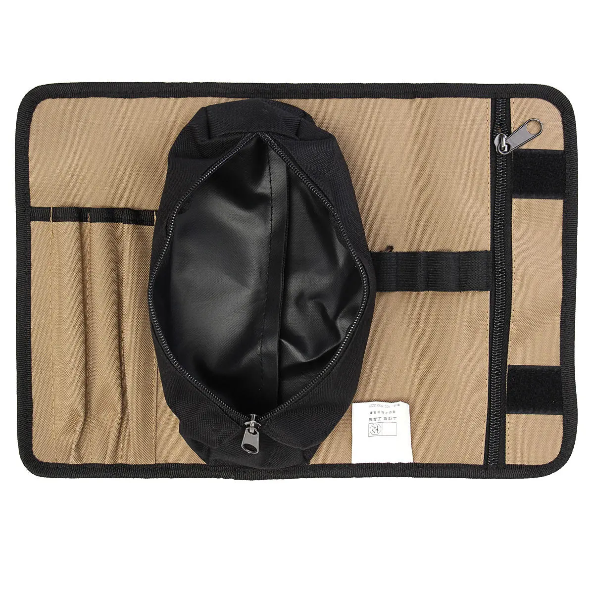 Durable Waterproof Canvas Electrician Tool Bag | Roll Up Hardware Storage - Image 4
