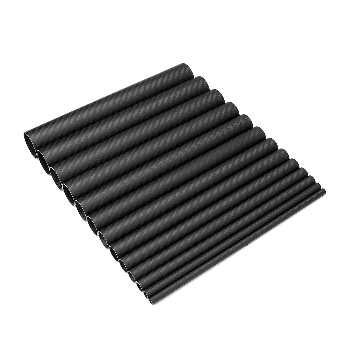 3K Matte Twill Carbon Fiber Tube - 200mm Pipe for Airplane Models - Image 2