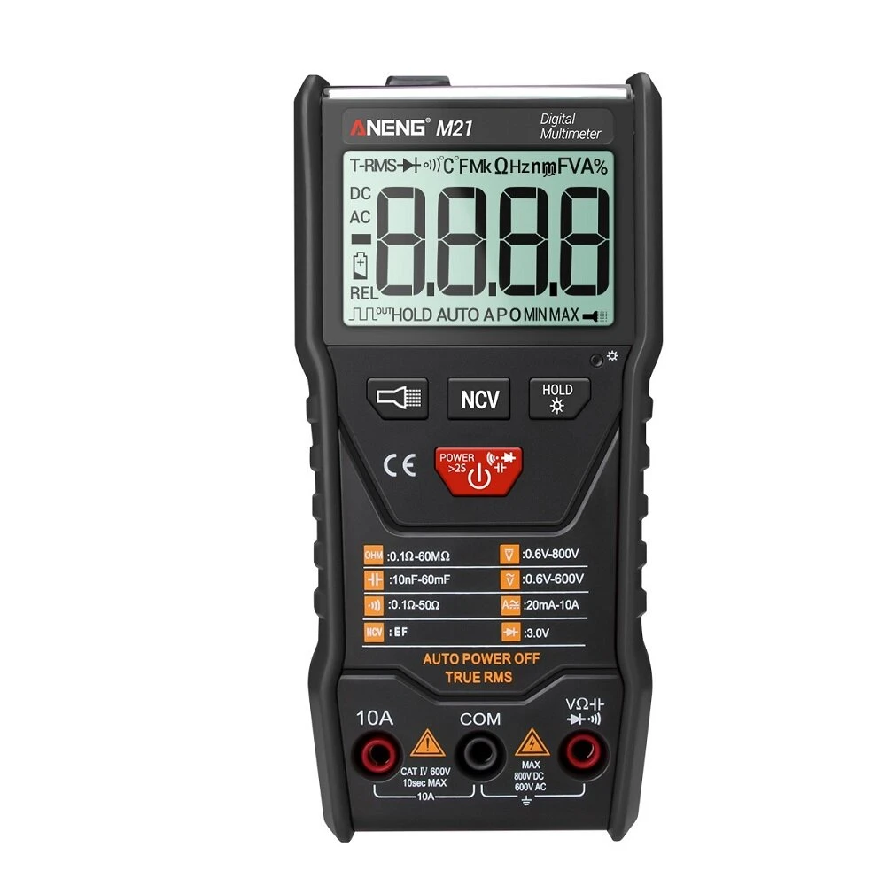 ANENG M21 Digital Multimeter | 6000 Counts, Backlight, AC/DC Voltmeter - Image 2