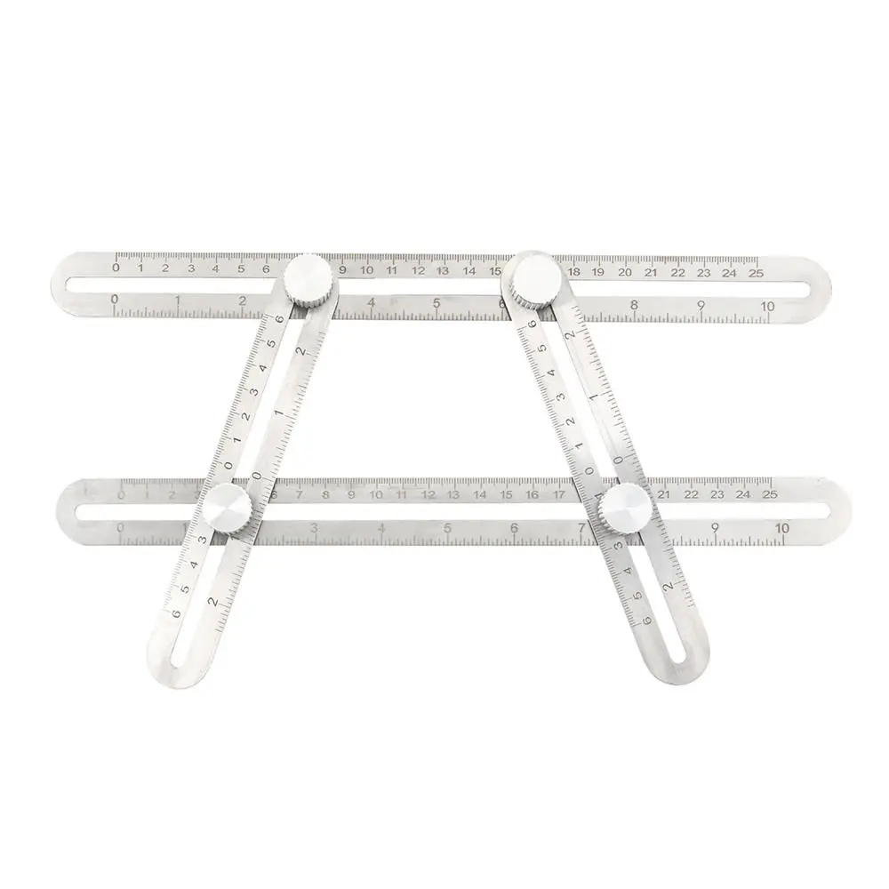 Stainless Steel Folding Ruler Gauge | 4-Square Feet with Drill Guide - Image 4