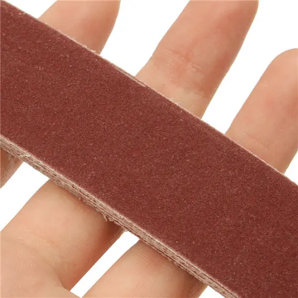10pcs 106cm 25mm Alumina Sanding Belts 400 Grit Self Sharpening Oxide Abrasive Strips - Image 4
