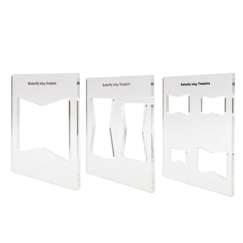 Woodworking Butterfly Inlay Template - 3 Piece Router Template Set for Decorative Inlays - Image 2