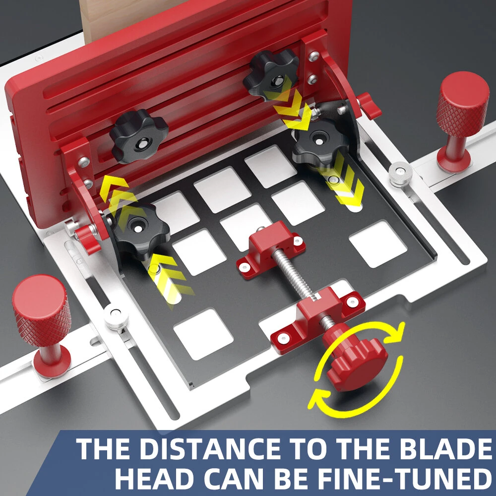 ENJOYWOOD Router Table Plate - Adjustable Angle Precision Saw & Joinery Sled for DIY - Image 2