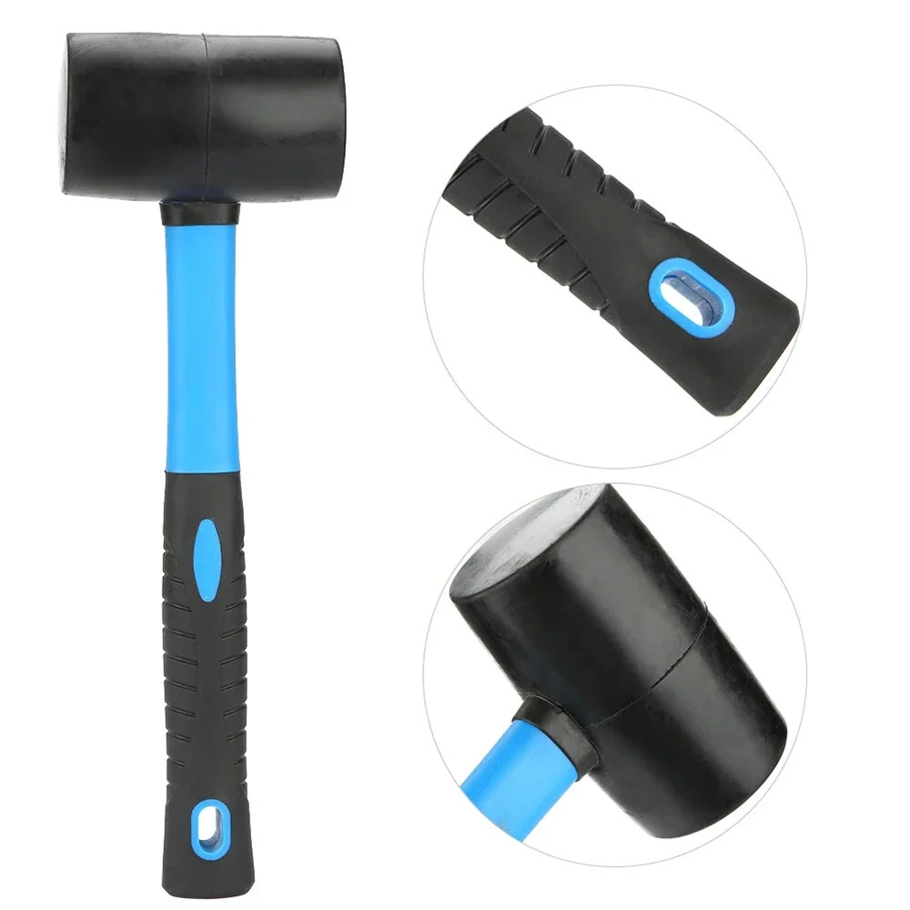 Rubber Mallet Hammer - Dual Soft Head - Lightweight Ergonomic Handle - Anti-Scratch Tool - Image 2