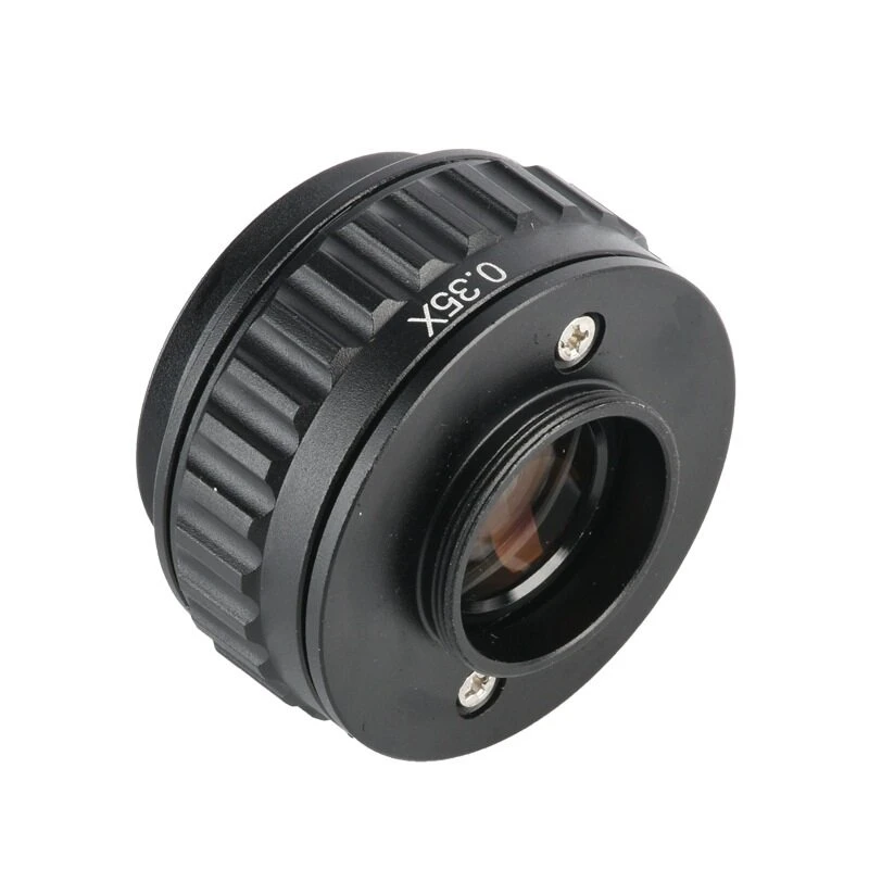 KOPPACE 0.35X CTV Trinocular Stereo Microscope Adapter | C-Mount & 25mm Camera Interface - Image 2