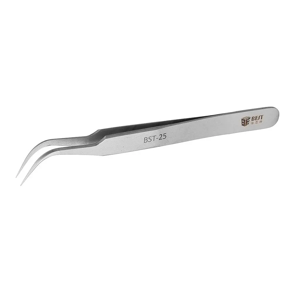 BEST BST-25 High-Precision Curved Tweezers - Anti-Skid & High Toughness - Image 2